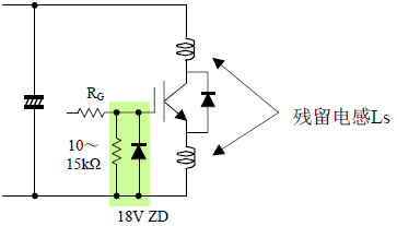 短路電流關(guān)斷時(shí)的C-E間過電壓